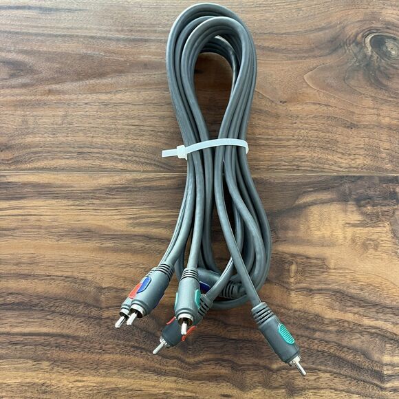 6 ½ ft Component Video Cable 3 RCA Red Green Blue RGB Coaxial HDTV DVD VCR COAX - Picture 1 of 3